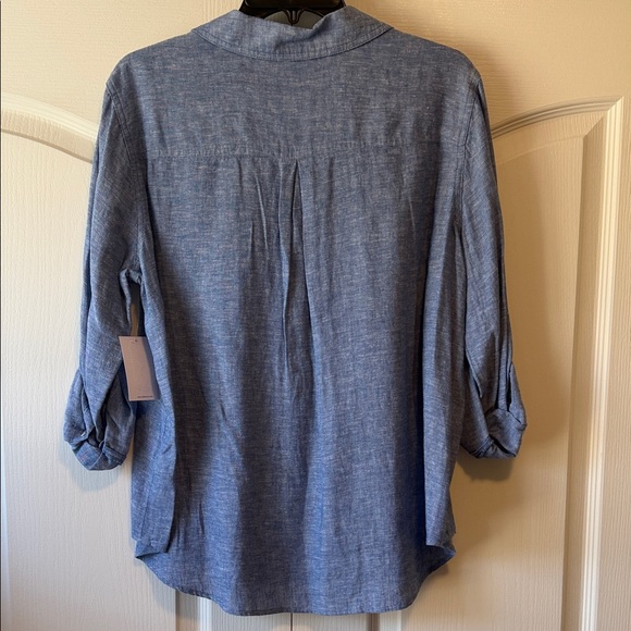 Westbound Chambray Button-Up Shirt - Picture 5 of 5